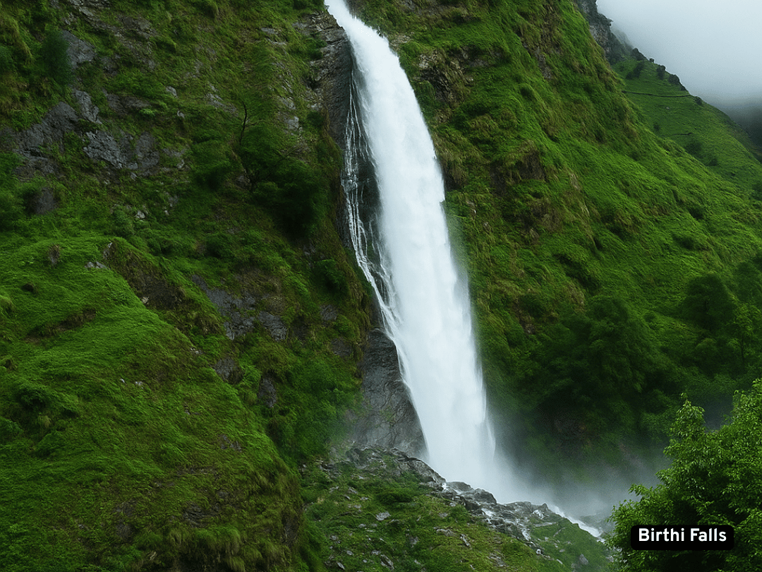Birthi falls, Munsiyari 