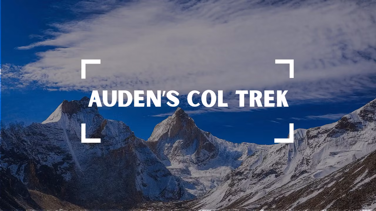 Auden's Col Trek