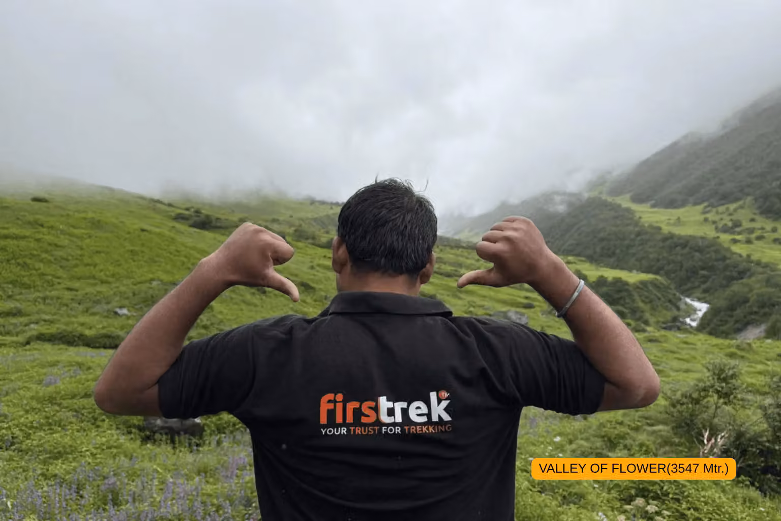 Our Trek Leader at Valley of Flowers Trek Summit