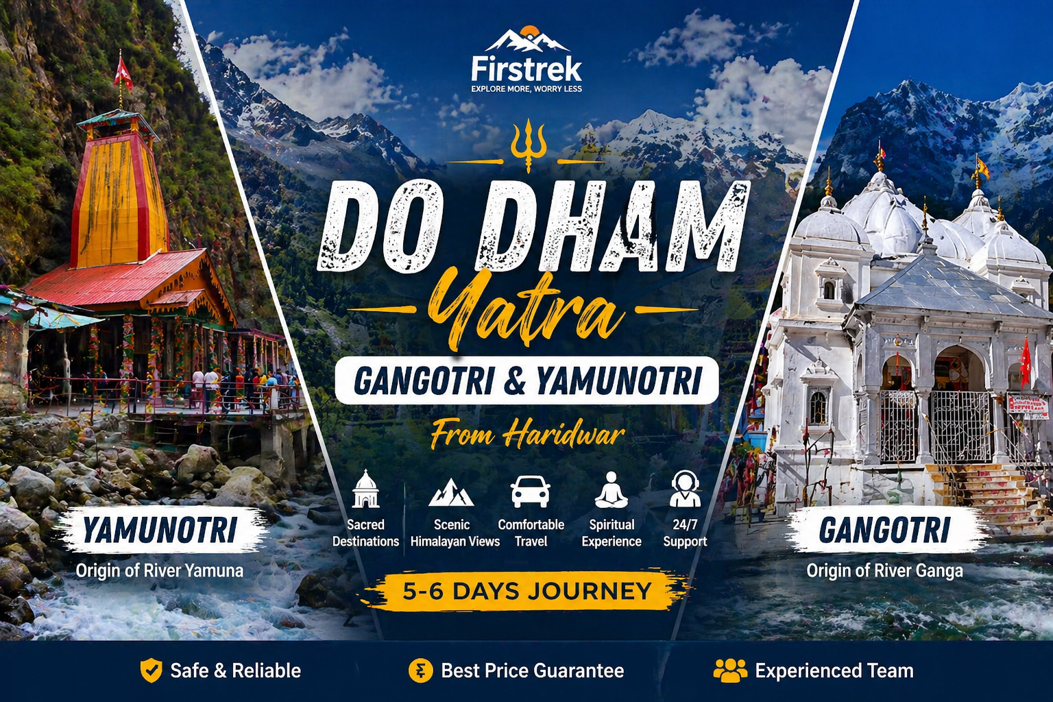 Do Dham Yatra Package 2026 from Haridwar (Gangotri & Yamunotri) | 5 Days - Hero